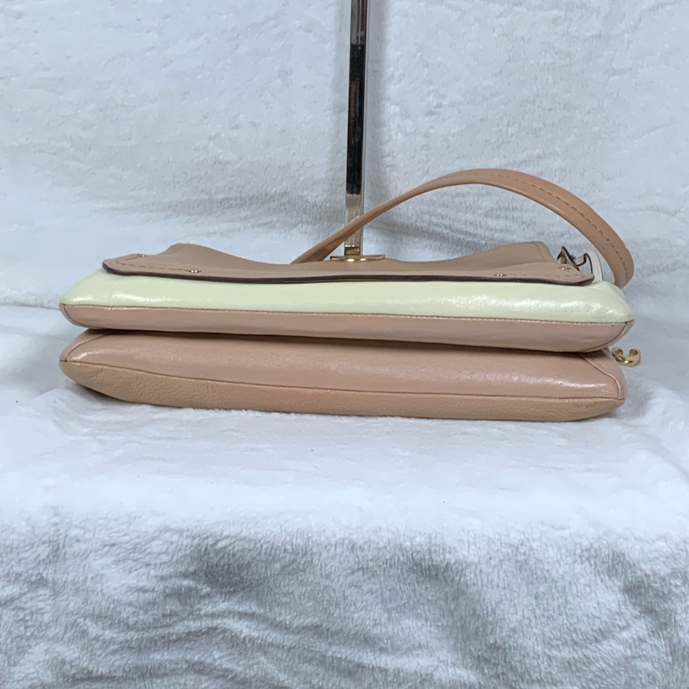 Coach Dreamer Tan and Cream Crossbody Bag - Picture 8 of 12